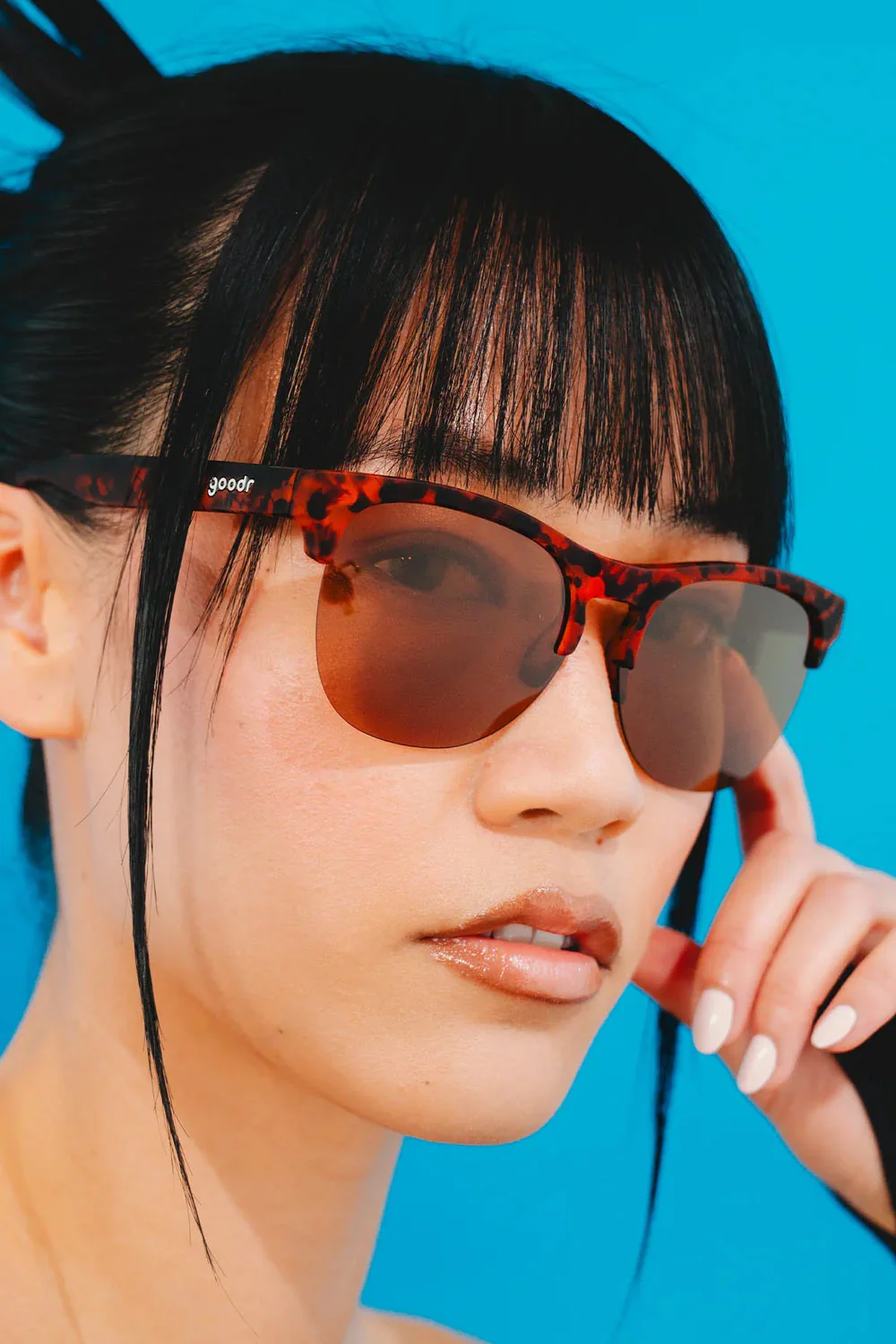 goodr Positively Cosmopolitan Avant G Sunglasses in Brown | G00639-AVG-01 - Image 3