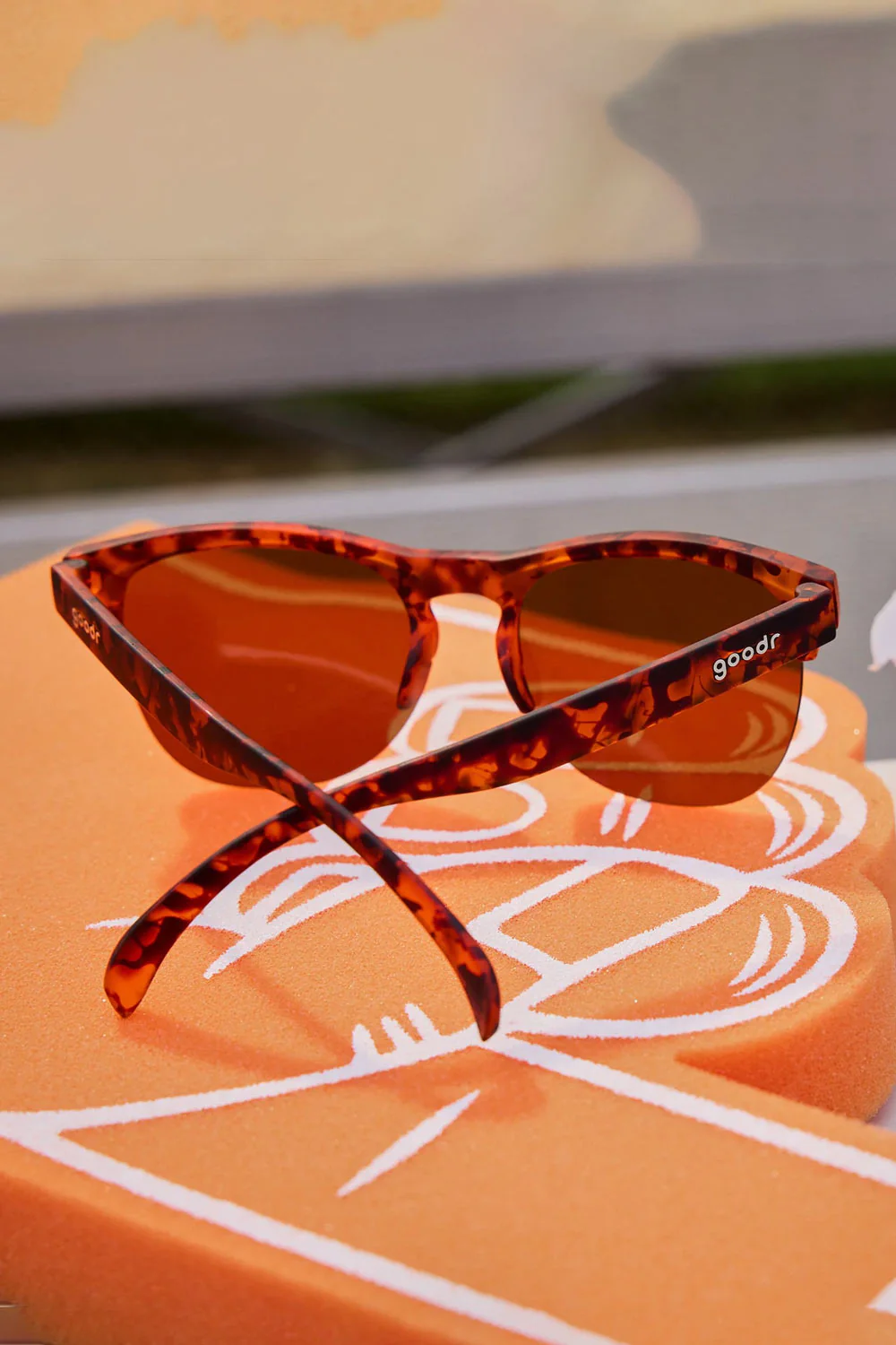 goodr Positively Cosmopolitan Avant G Sunglasses in Brown | G00639-AVG-01 - Image 5