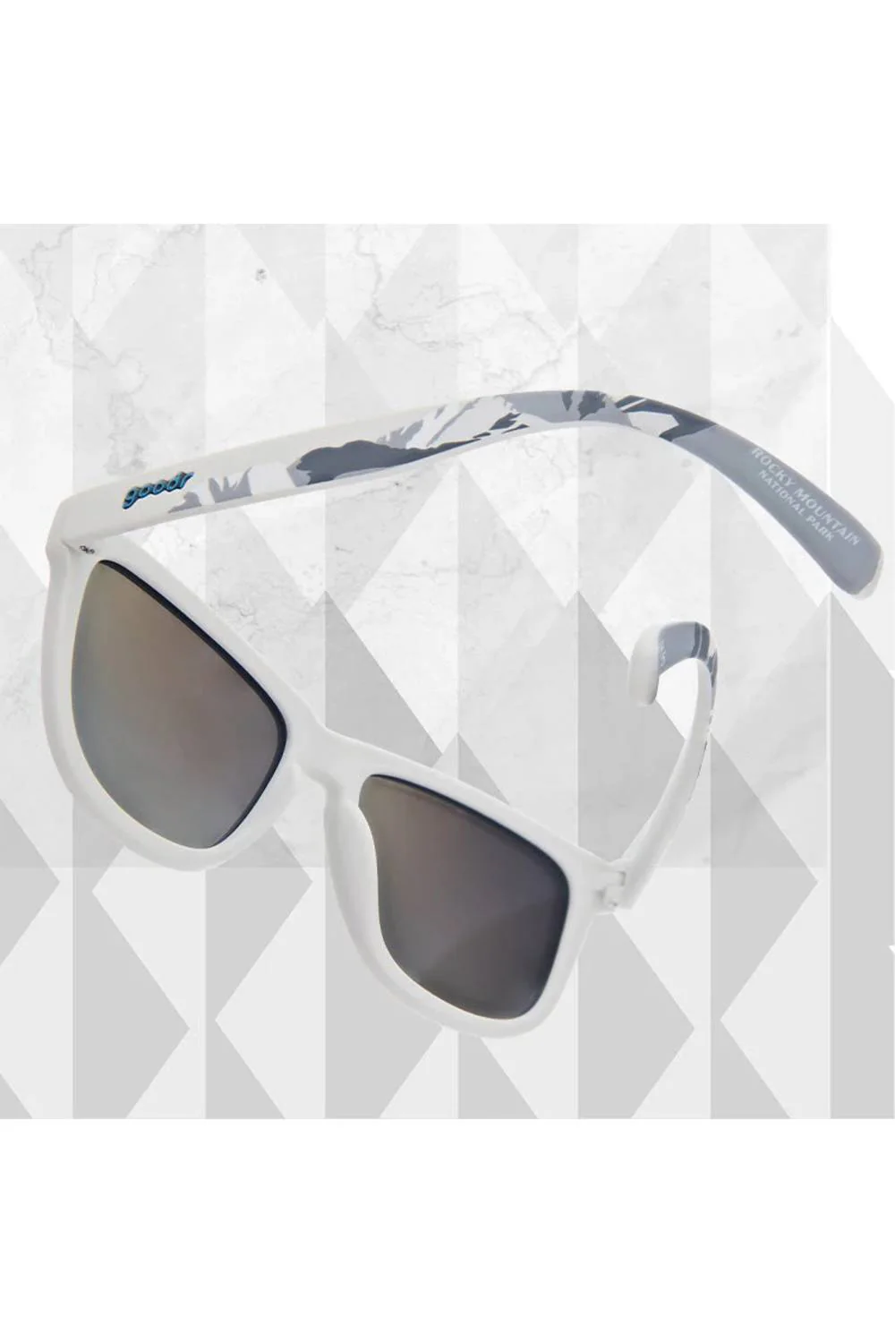 goodr Rocky Mountain National Park OG Sunglasses in White | G00135-OG-01 - Image 4