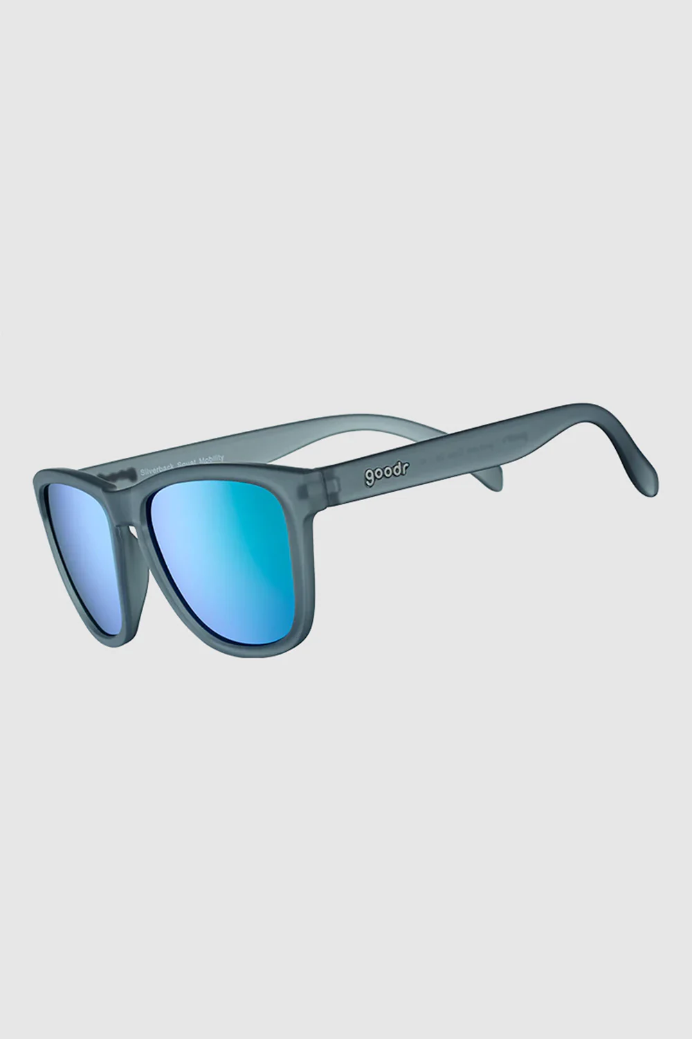 goodr Silverback Squat Mobility OG Sunglasses in Dark Grey | OG-GY-LG1 - Image 2