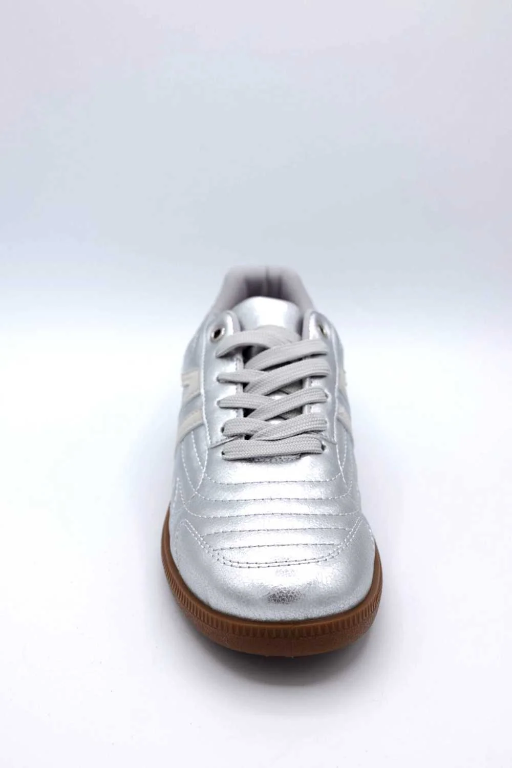 Great Metallic Sneakers for Women in Silver | -202 - Image 3