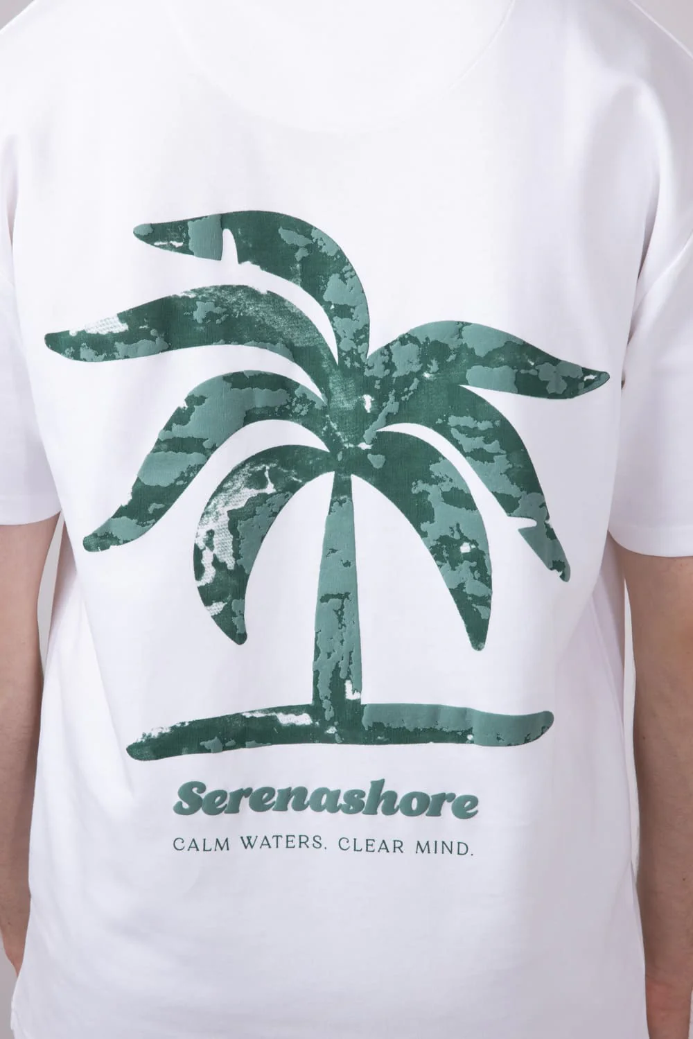 Cactus Man Green Palm Tree T-Shirt for Men in Off White | CKTS C161 - Image 4