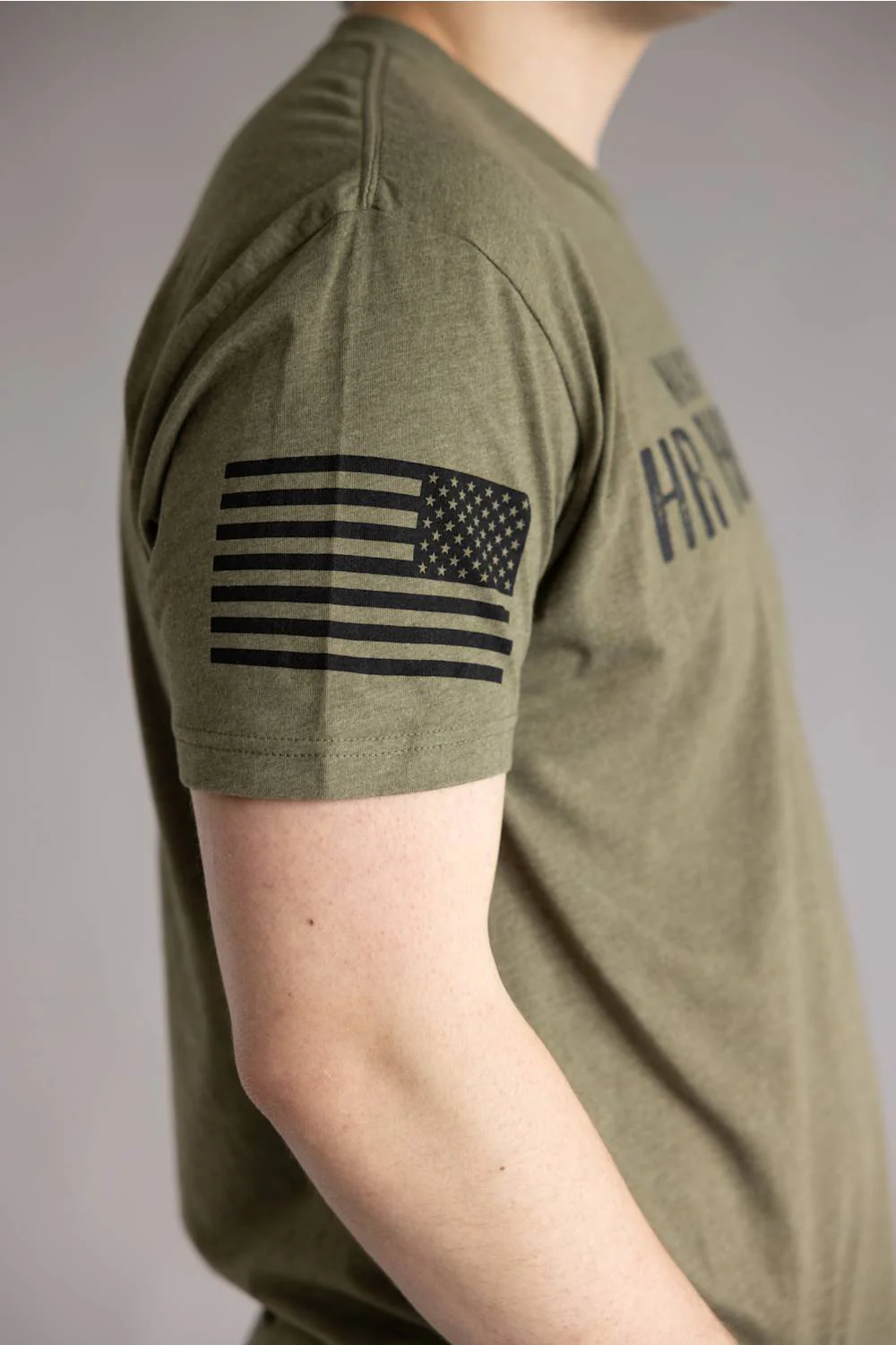Grunt Style 1776 HR Nightmare T-Shirt for Men in Green | GS7011-MILITARYGREEN - Image 4