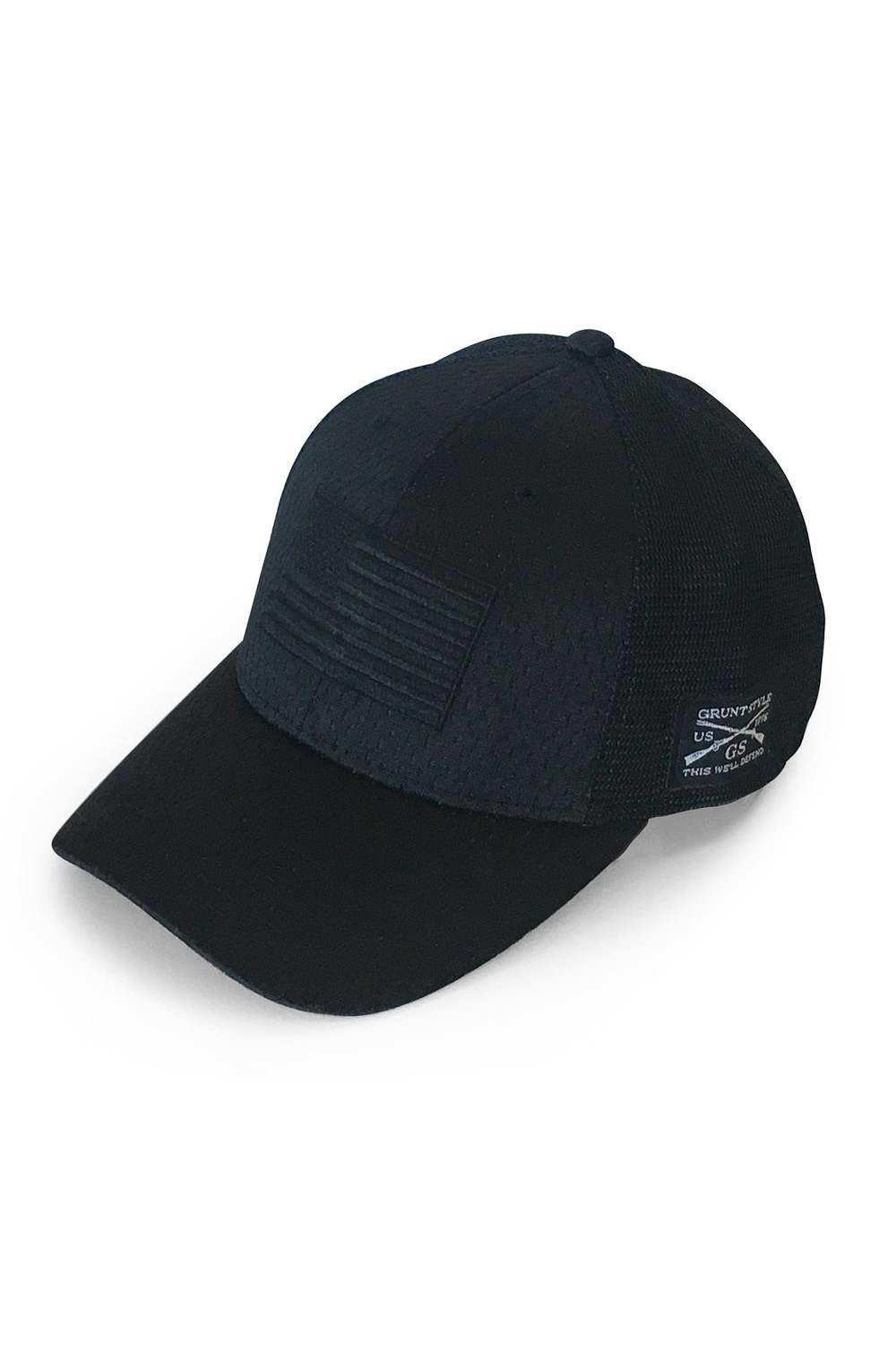 Grunt Style Embroidered American Flag Hat for Men - Image 2
