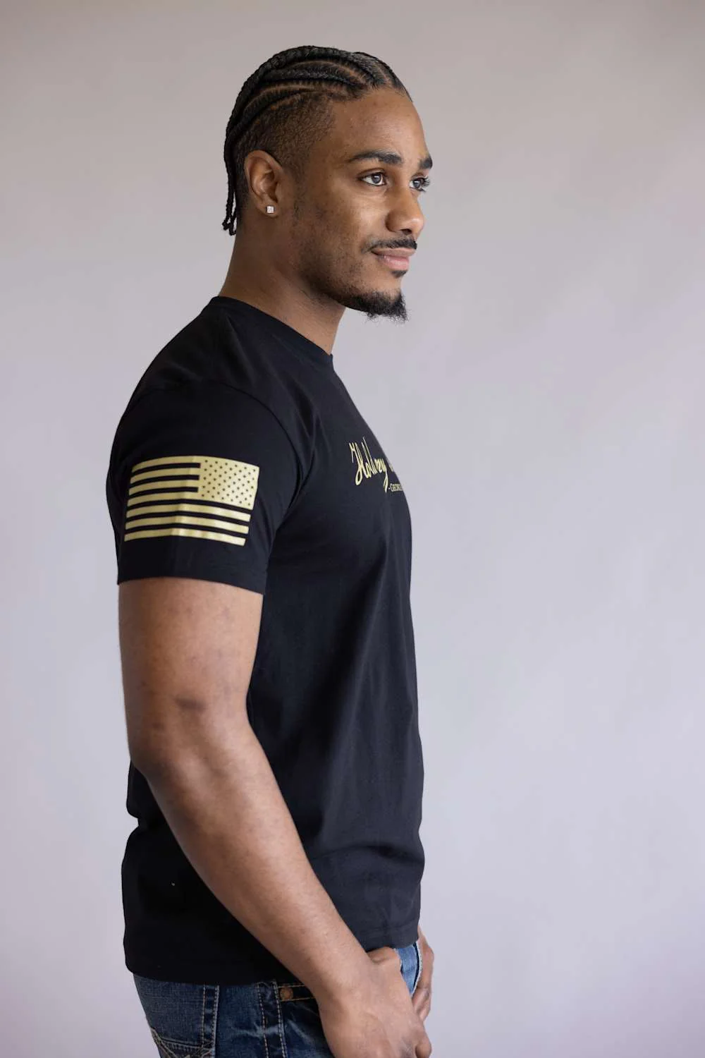 Grunt Style Hold My Beer T-Shirt for Men in Black | GS3832-BLACK - Image 2