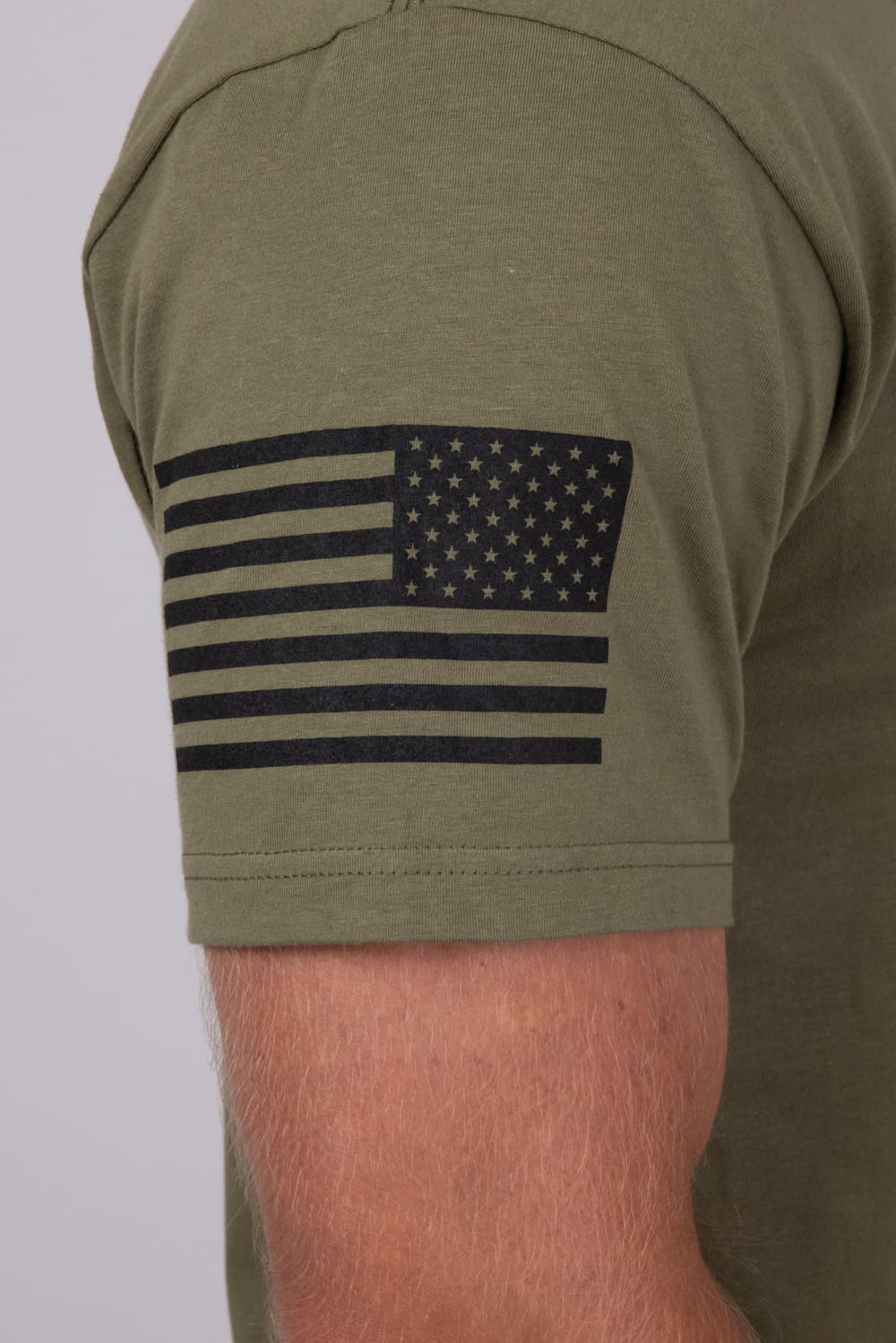 Grunt Style Whiskey Helps T-Shirt for Men in Army Green | GS5215-ARMY - Image 5