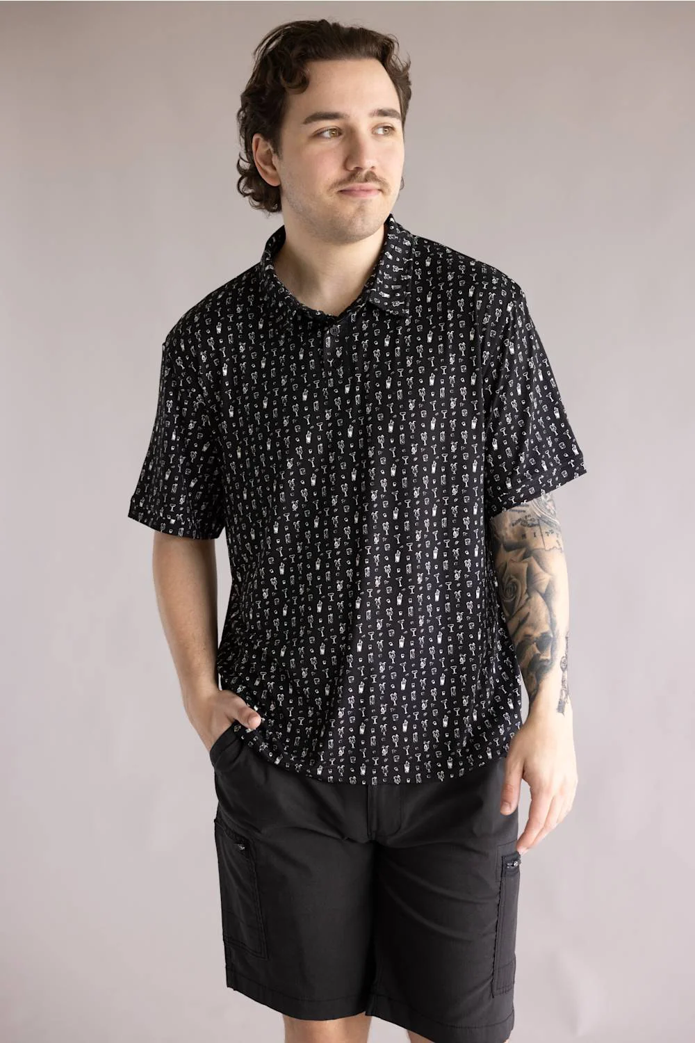Hallstatt Printed Polo for Men - Image 2