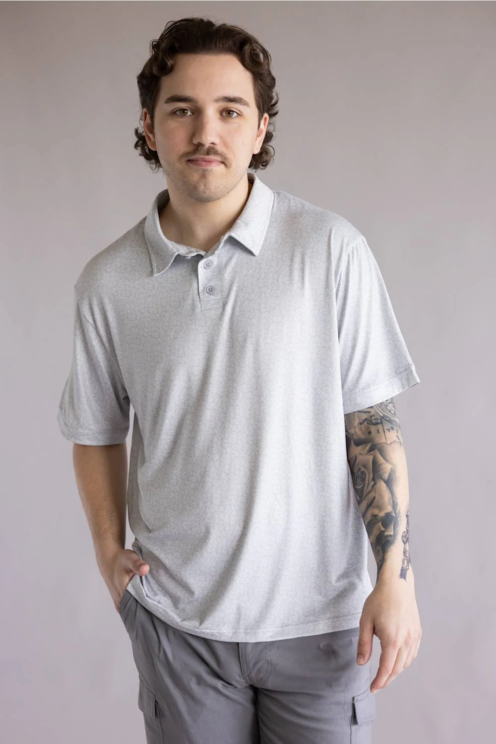 Hallstatt Printed Polo for Men - Image 4