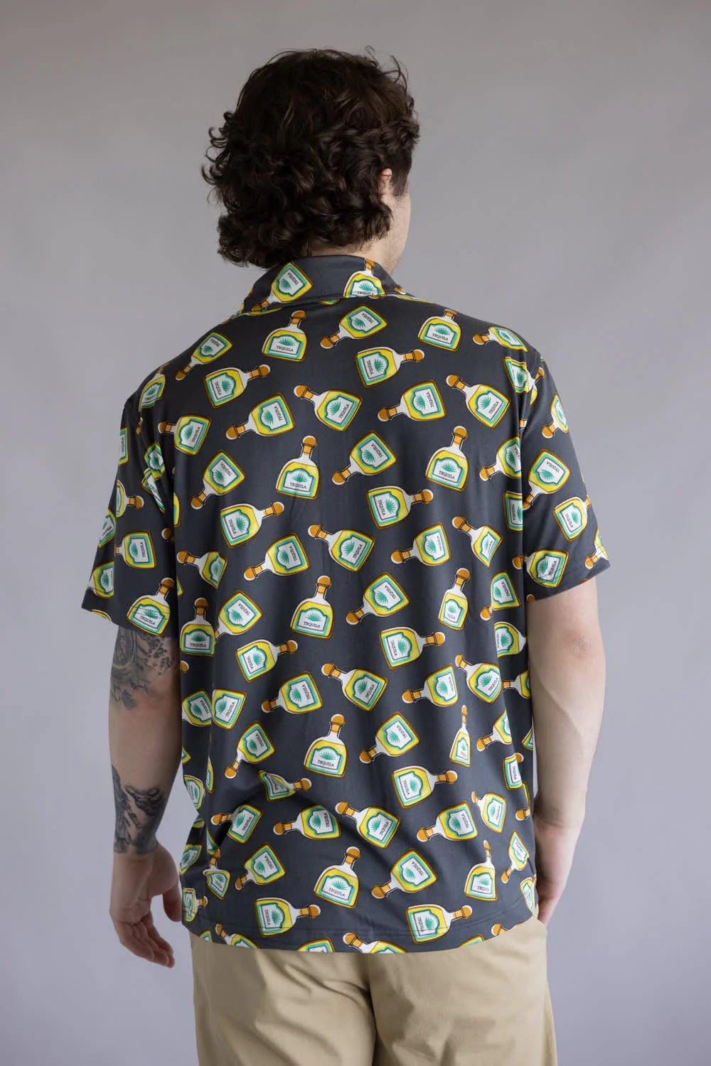 Hallstatt Tequila Button Shirt for Men in Grey | K017-JUGODURADO-IRON - Image 3