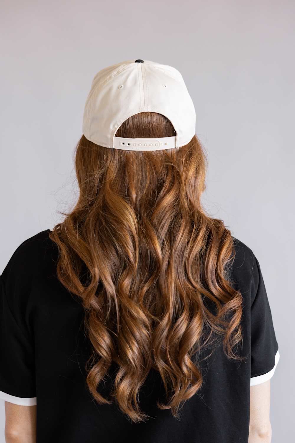 Hes Fishing Trucker Hat for Women in Black/Tan | KDC-BC-1200-BLK-TAN - Image 3
