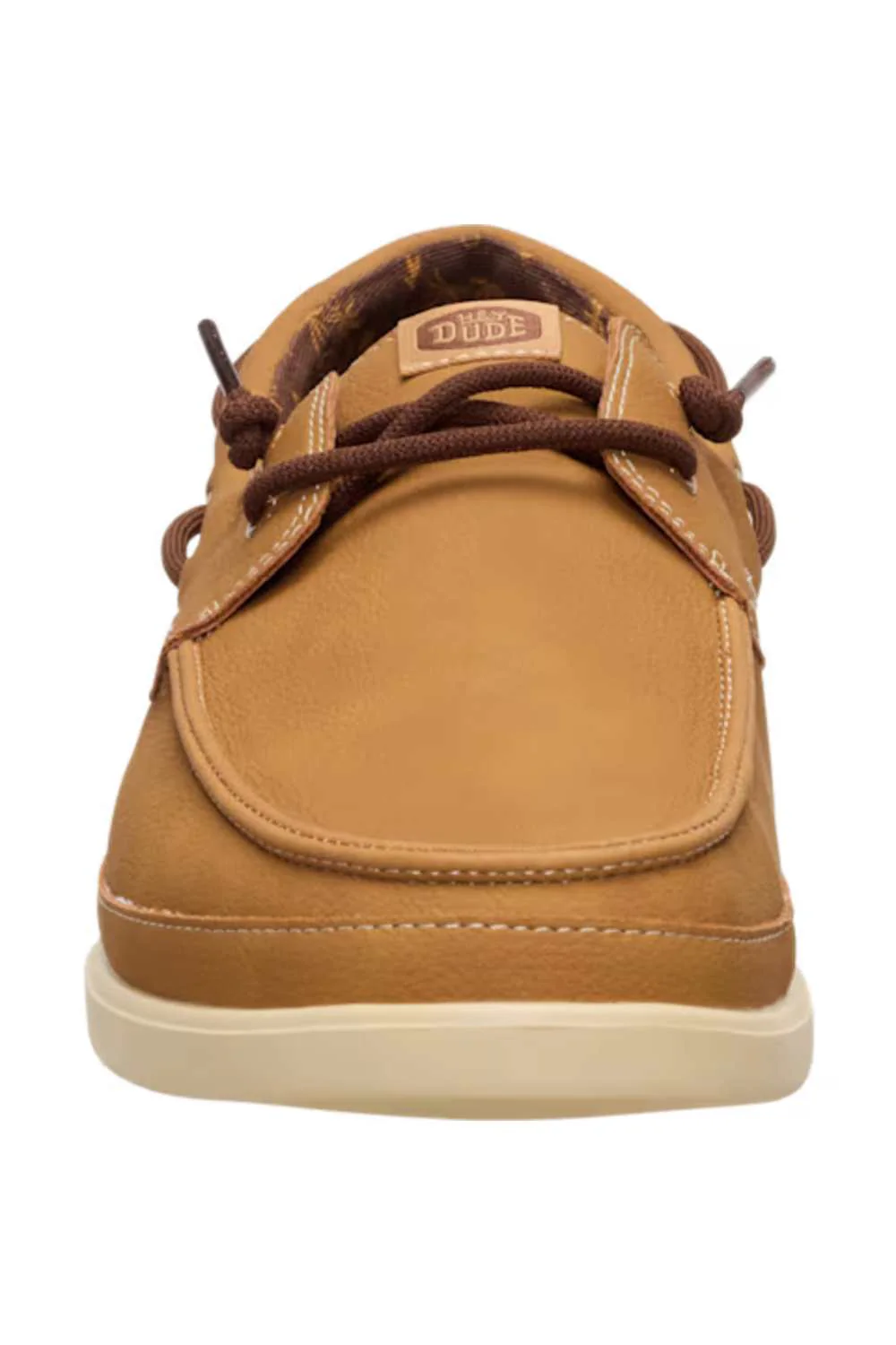 HEYDUDE Men’s Harbor Lo Classic Shoes in Bone Brown/Multi | 45139-2LI - Image 3
