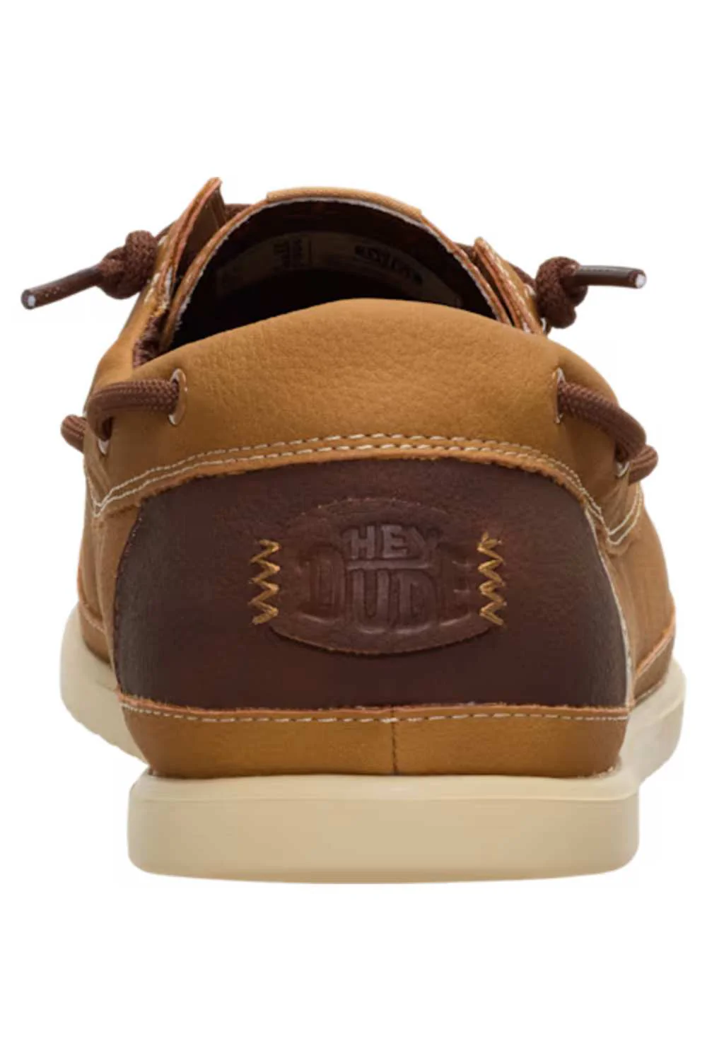 HEYDUDE Men’s Harbor Lo Classic Shoes in Bone Brown/Multi | 45139-2LI - Image 5
