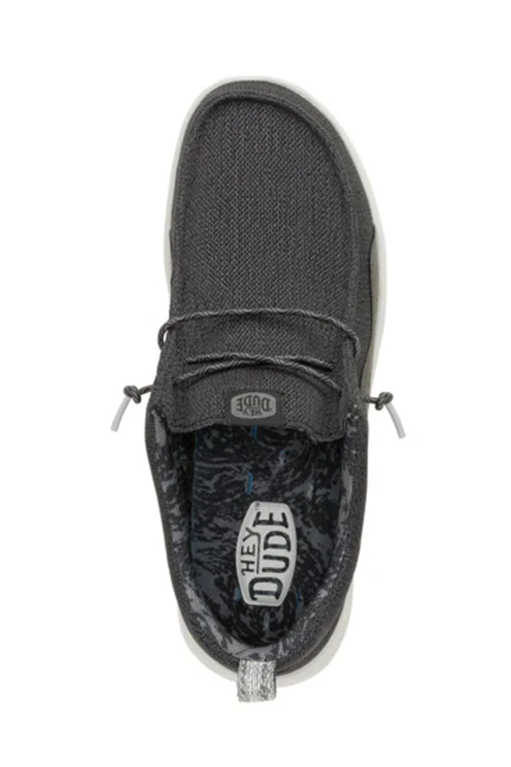 HEYDUDE Men’s Wally Hey2O Mesh Shoes in Black/Grey | 43145-0NU - Image 3