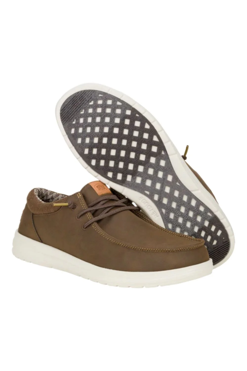 HEYDUDE Men’s Paul Classic Shoes in Brown | 43352-255 - Image 3