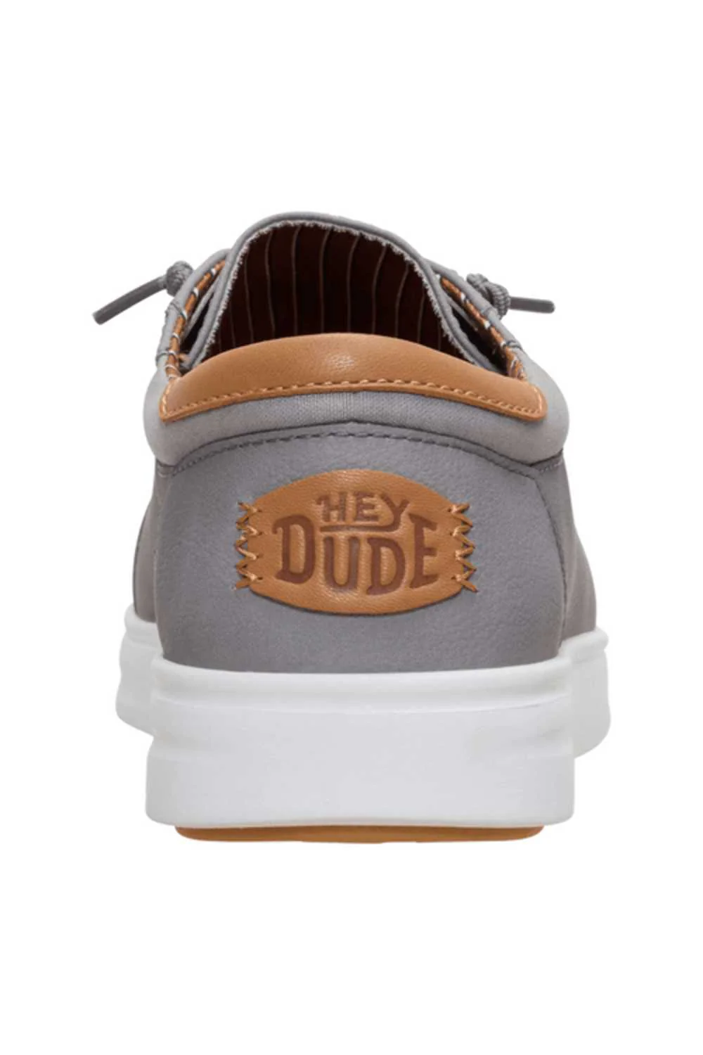 HEYDUDE Men’s Paul Pro Classic Flannel Sneakers in Grey | 44189-1XC - Image 6
