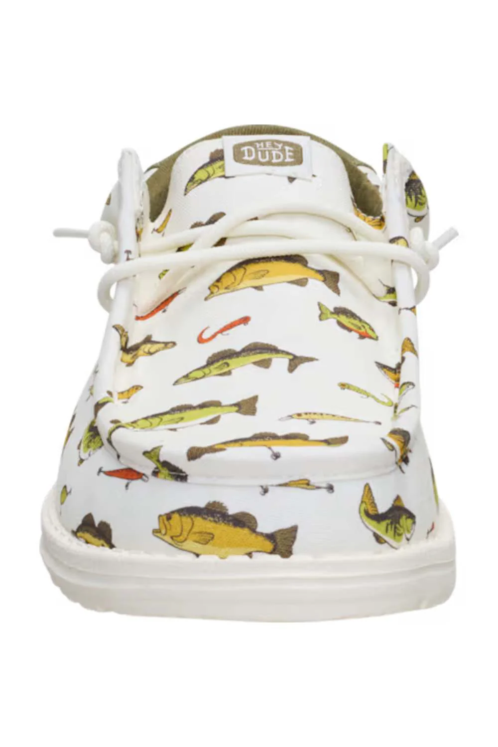 HEYDUDE Men’s Wally Cast Shoes in Egret/Multi | 45725-0NI - Image 4
