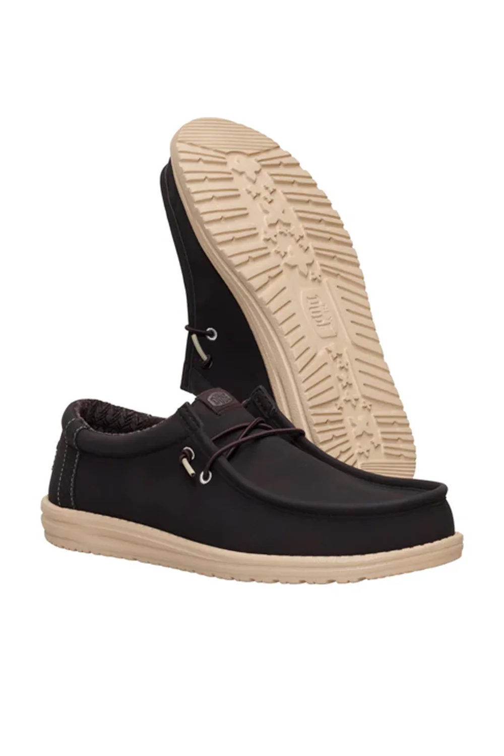 HEYDUDE Men’s Wally Classic Shoes in Brown | 41894-2IV - Image 5