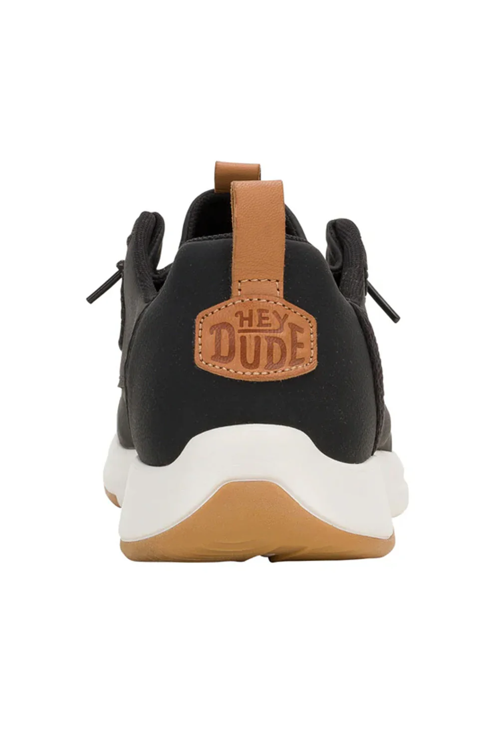 HEYDUDE Men’s Wally Drift Classic Shoes in Black | 43641-066 - Image 6