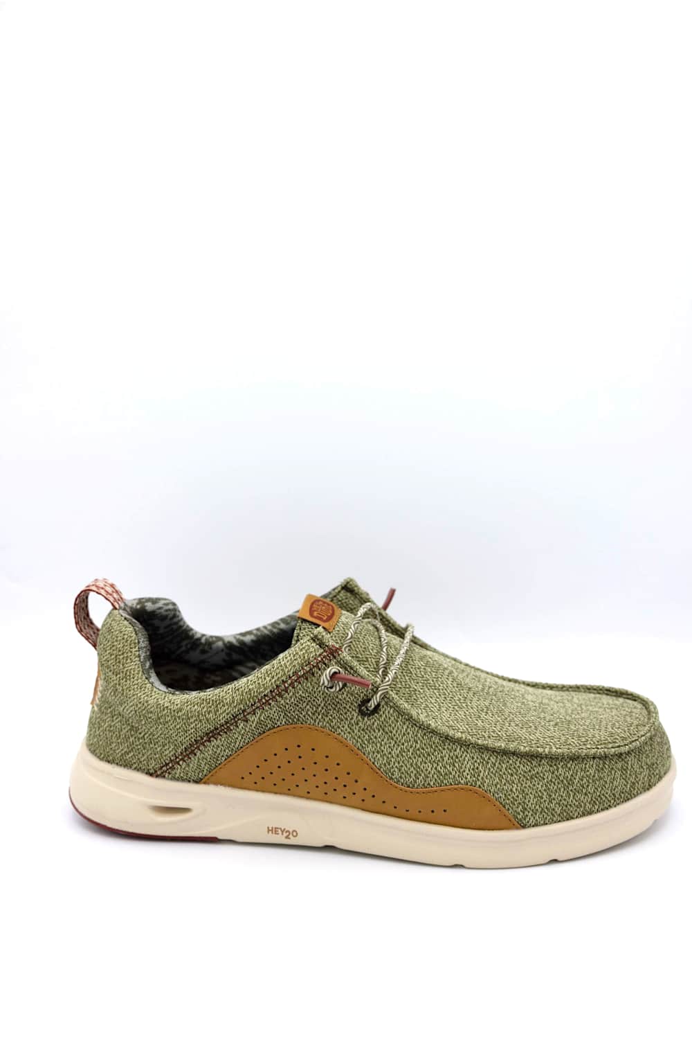 HEYDUDE Men’s Wally Hey2O Mesh Shoes in Burnt Olive/Multi | 43145-3BJ - Image 3