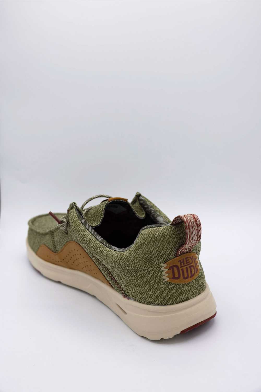 HEYDUDE Men’s Wally Hey2O Mesh Shoes in Burnt Olive/Multi | 43145-3BJ - Image 5