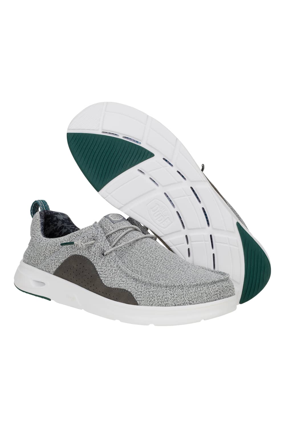 HEYDUDE Men’s Wally Hey2O Mesh Shoes in Grey/Blue | 43145-1UL - Image 2