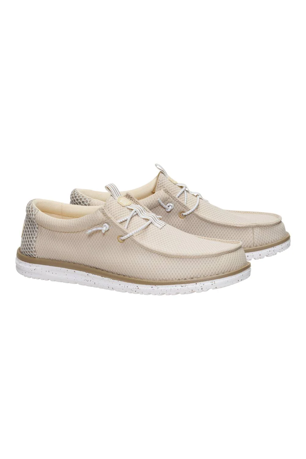 HEYDUDE Men’s Wally Mesh Neutrals Shoes in Island Neutral | 45301-0QF - Image 2