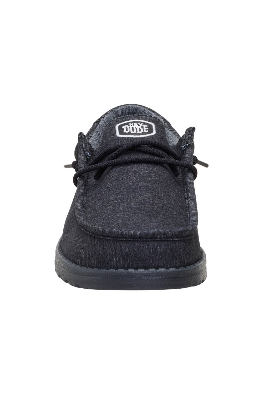 HEYDUDE Men’s Wally Stretch Jersey Shoes in Black | 45433-060 - Image 6