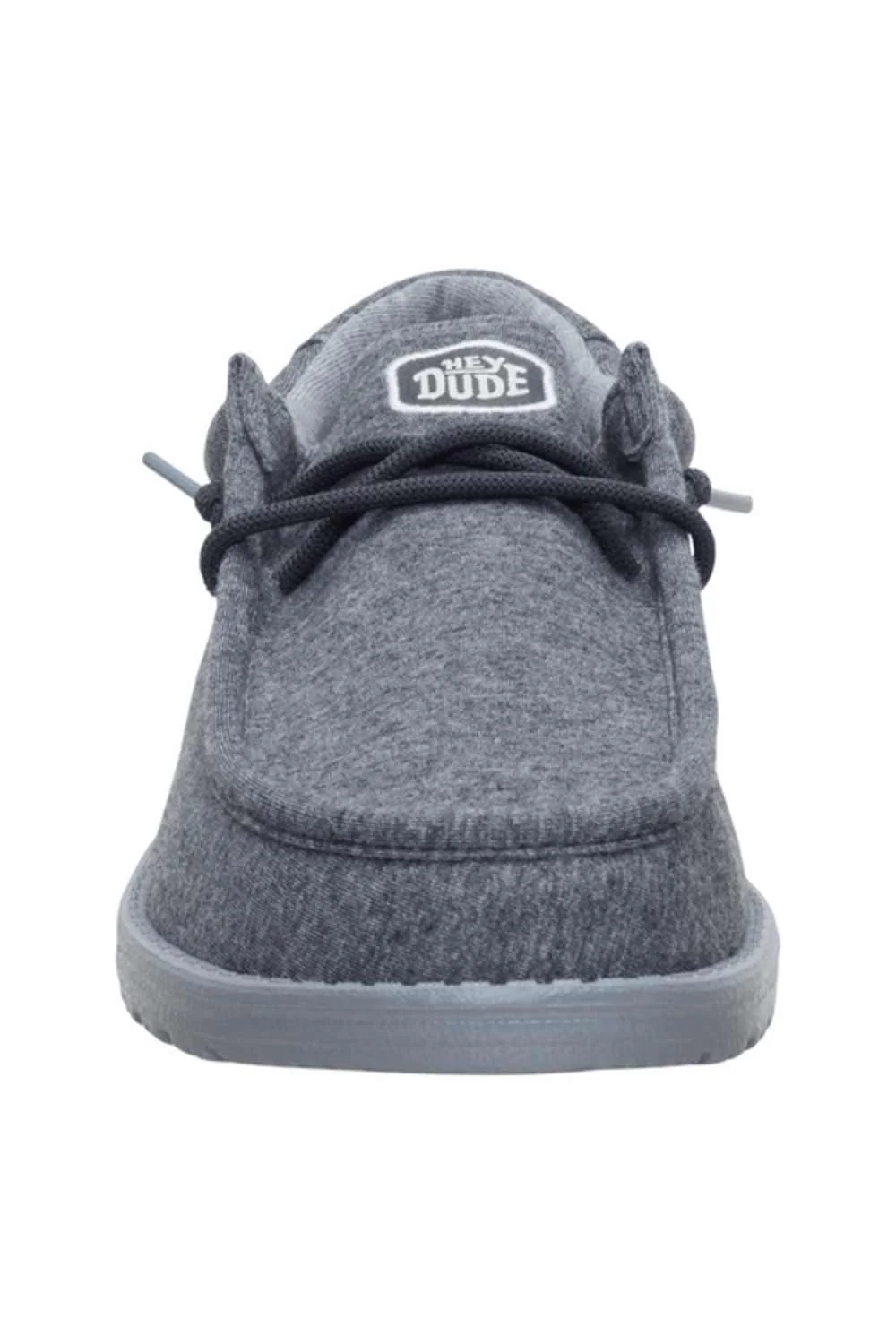HEYDUDE Men’s Wally Stretch Jersey Shoes in Charcoal | 45433-025 - Image 3