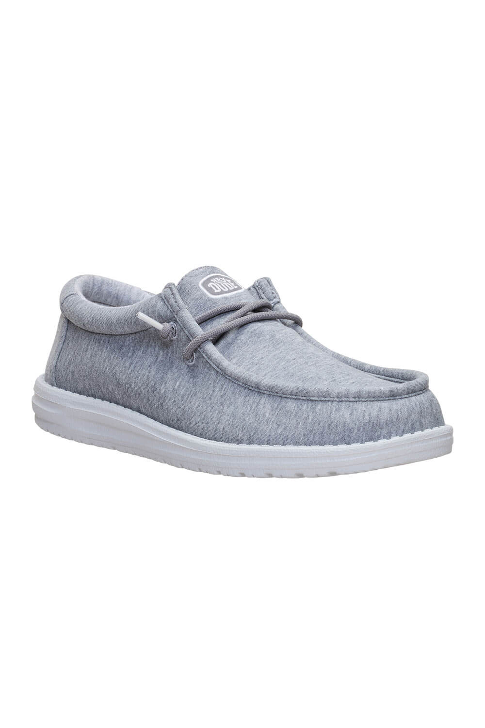 HEYDUDE Men’s Wally Stretch Jersey Shoes in Gray | 45433-030 - Image 2
