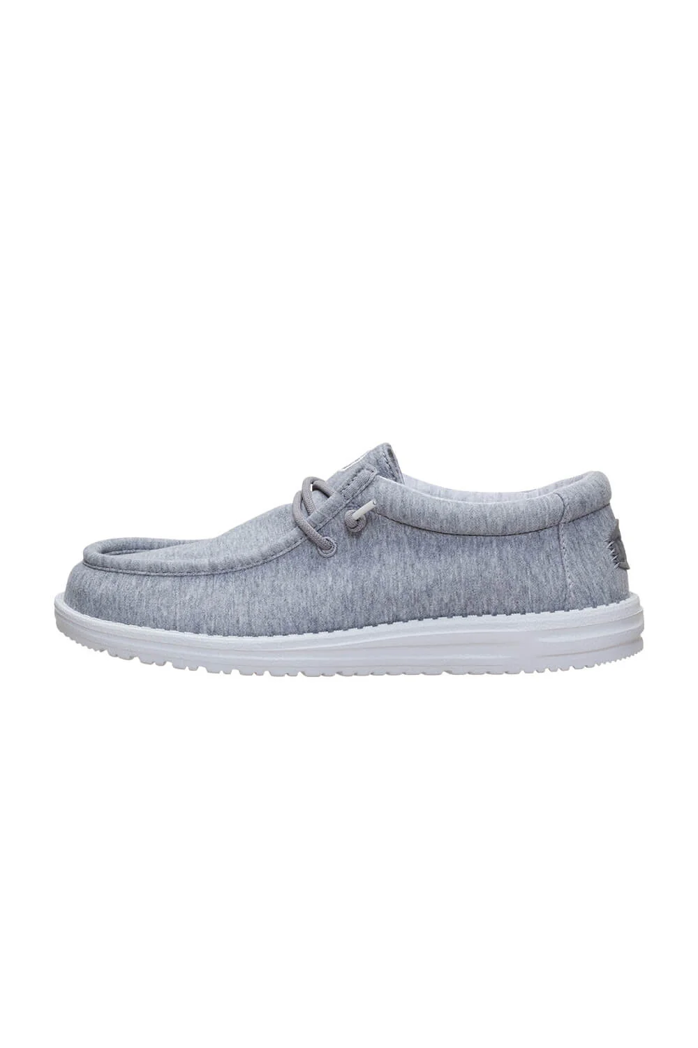 HEYDUDE Men’s Wally Stretch Jersey Shoes in Gray | 45433-030 - Image 4