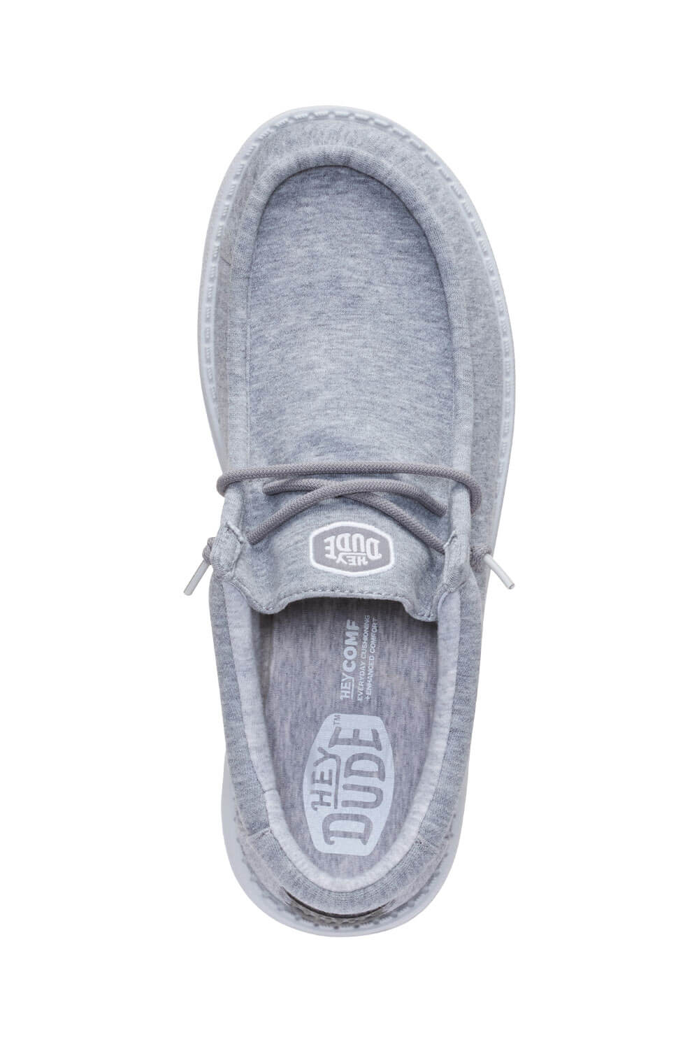 HEYDUDE Men’s Wally Stretch Jersey Shoes in Gray | 45433-030 - Image 5