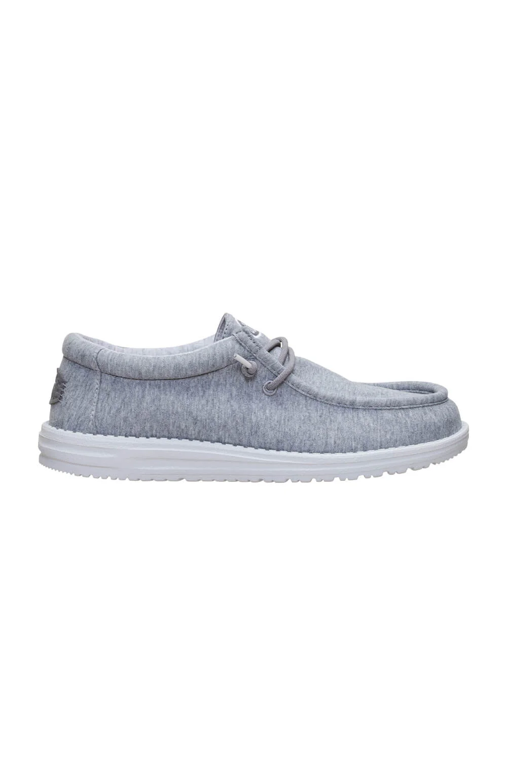 HEYDUDE Men’s Wally Stretch Jersey Shoes in Gray | 45433-030 - Image 8