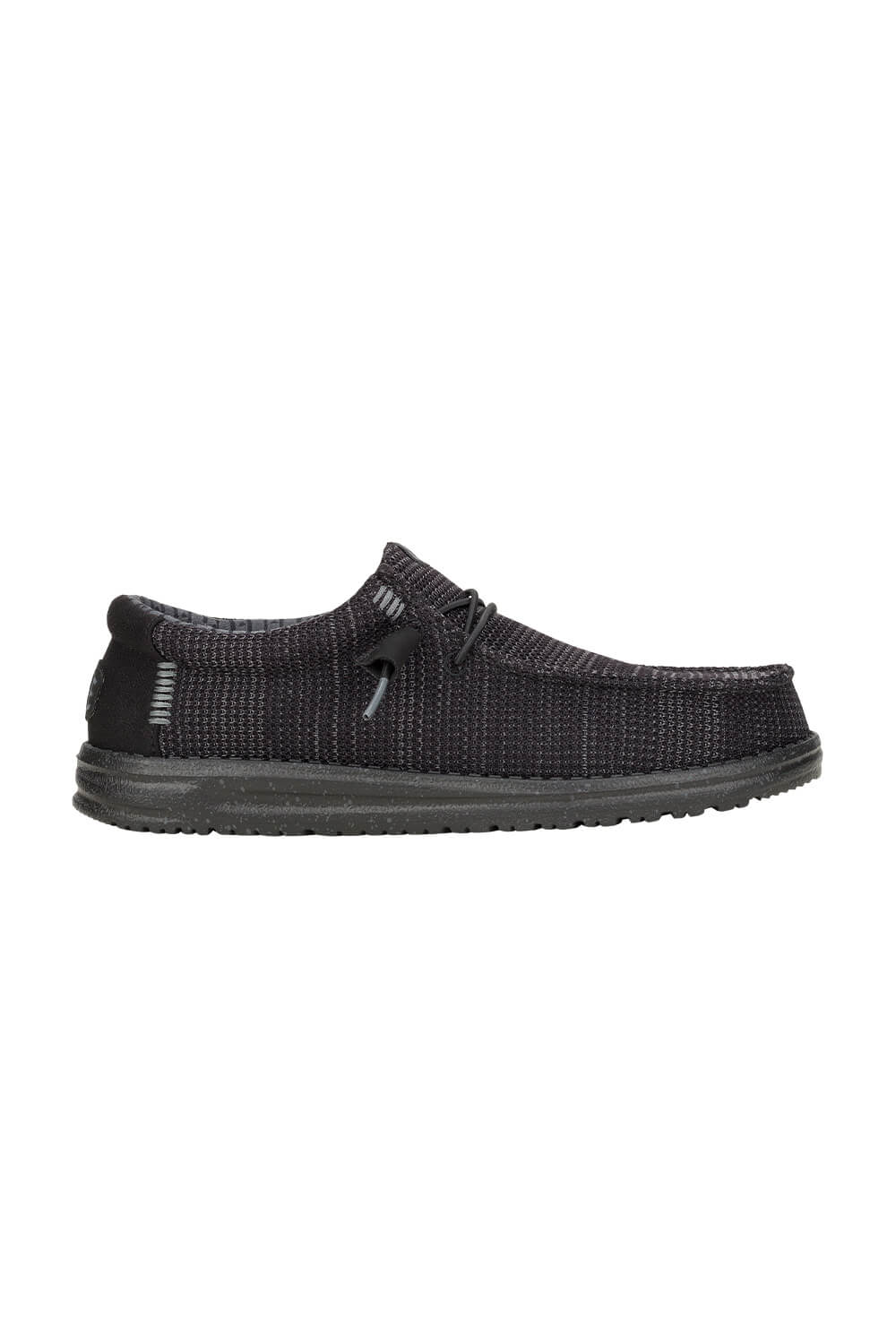 HEYDUDE Men’s Wally Stretch Sox Shoes in Black | 41898-060 - Image 6