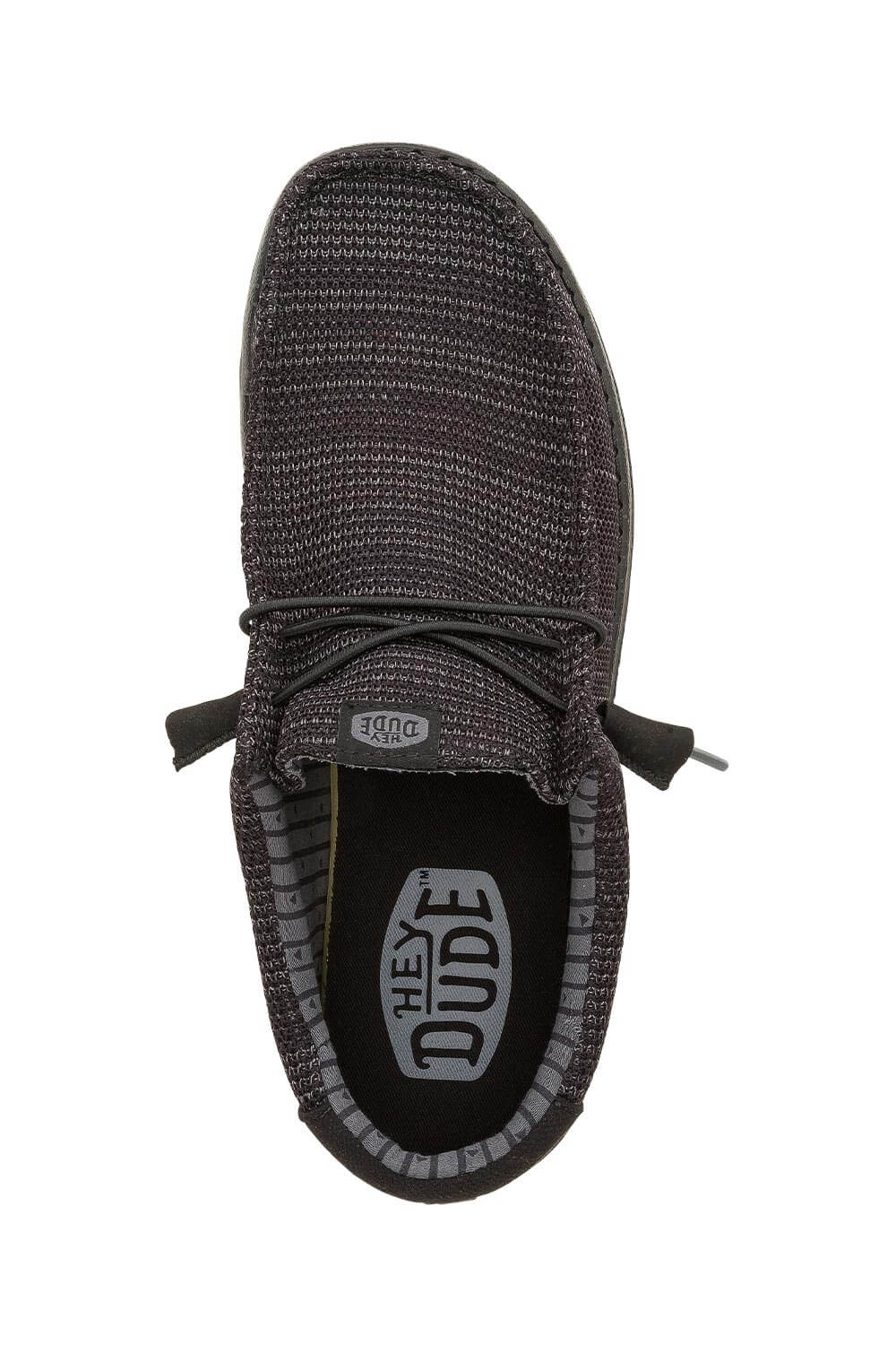 HEYDUDE Men’s Wally Stretch Sox Shoes in Black | 41898-060 - Image 8