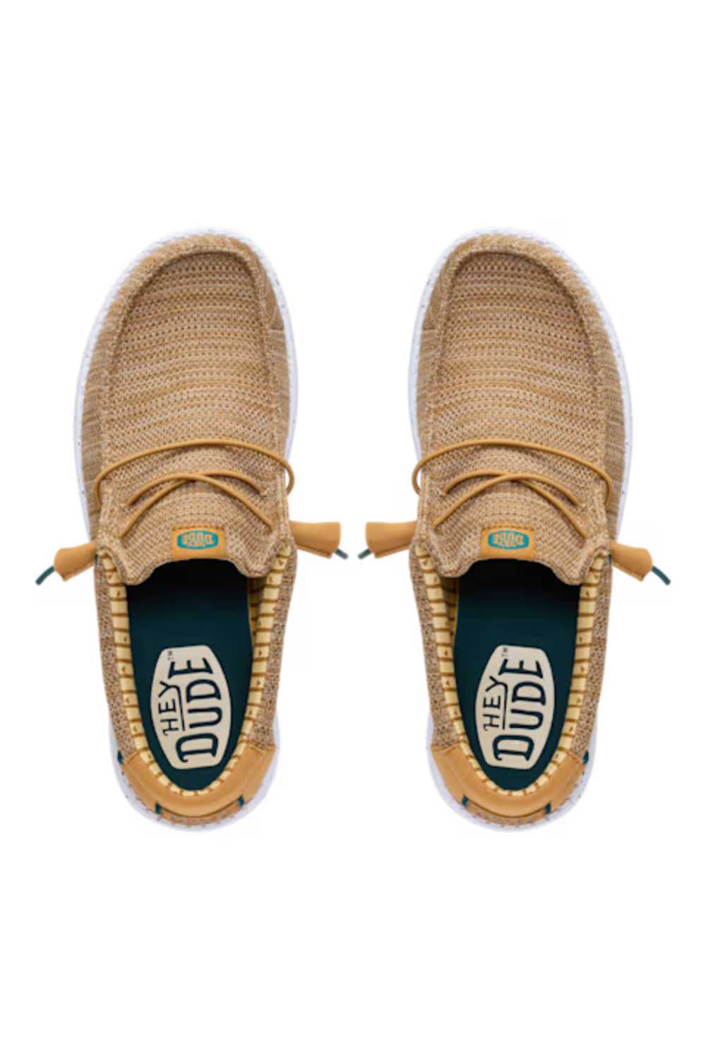 HEYDUDE Men’s Wally Stretch Sox Shoes in Bone Brown/Multi | 41898-2LI - Image 2