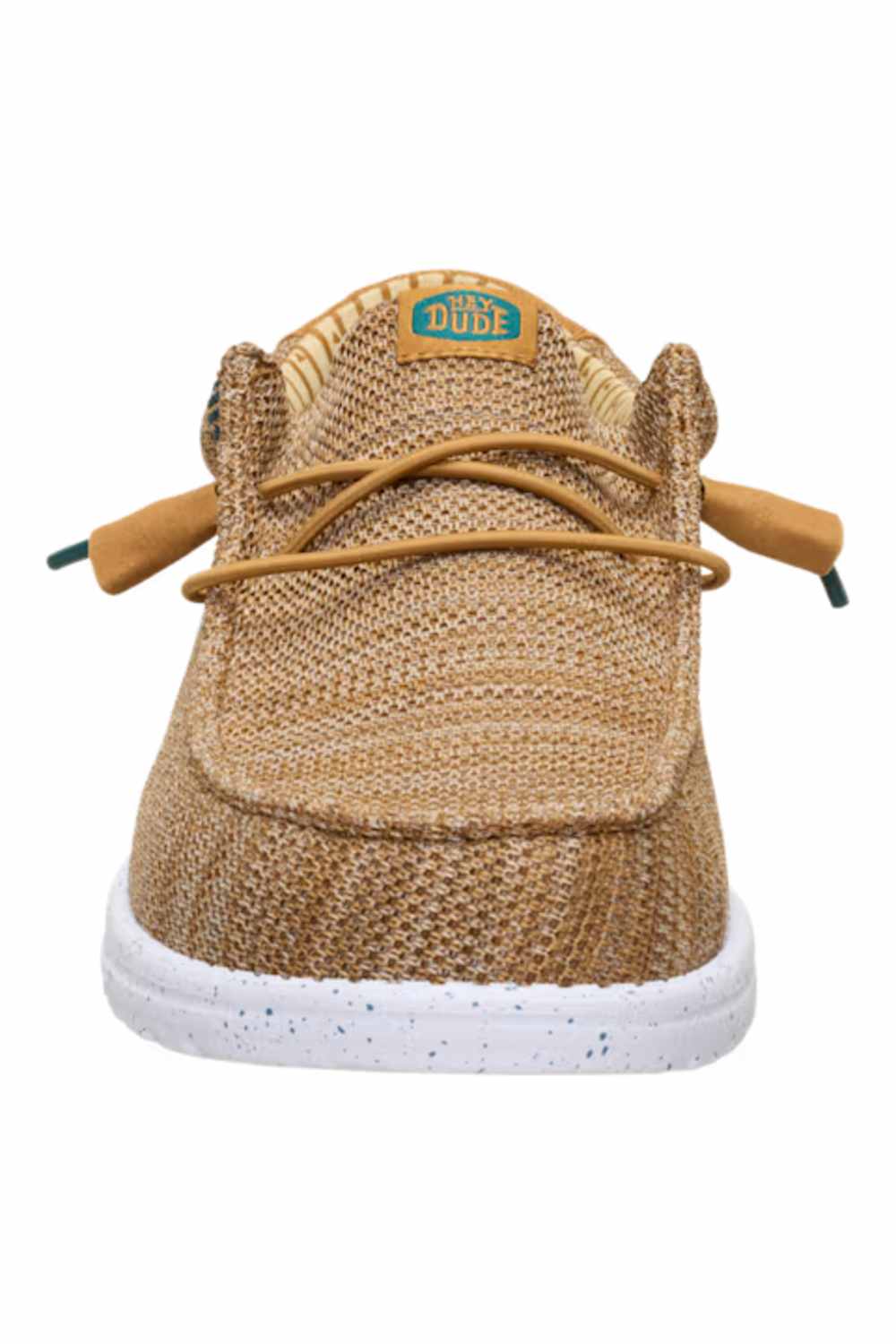 HEYDUDE Men’s Wally Stretch Sox Shoes in Bone Brown/Multi | 41898-2LI - Image 4