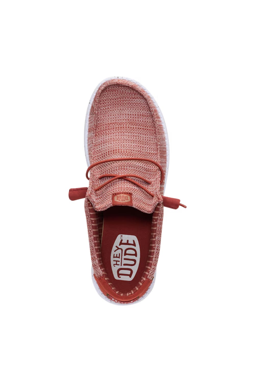 HEYDUDE Men’s Wally Stretch Sox Shoes in Burnt Red/Multi | 41898-2BI - Image 3