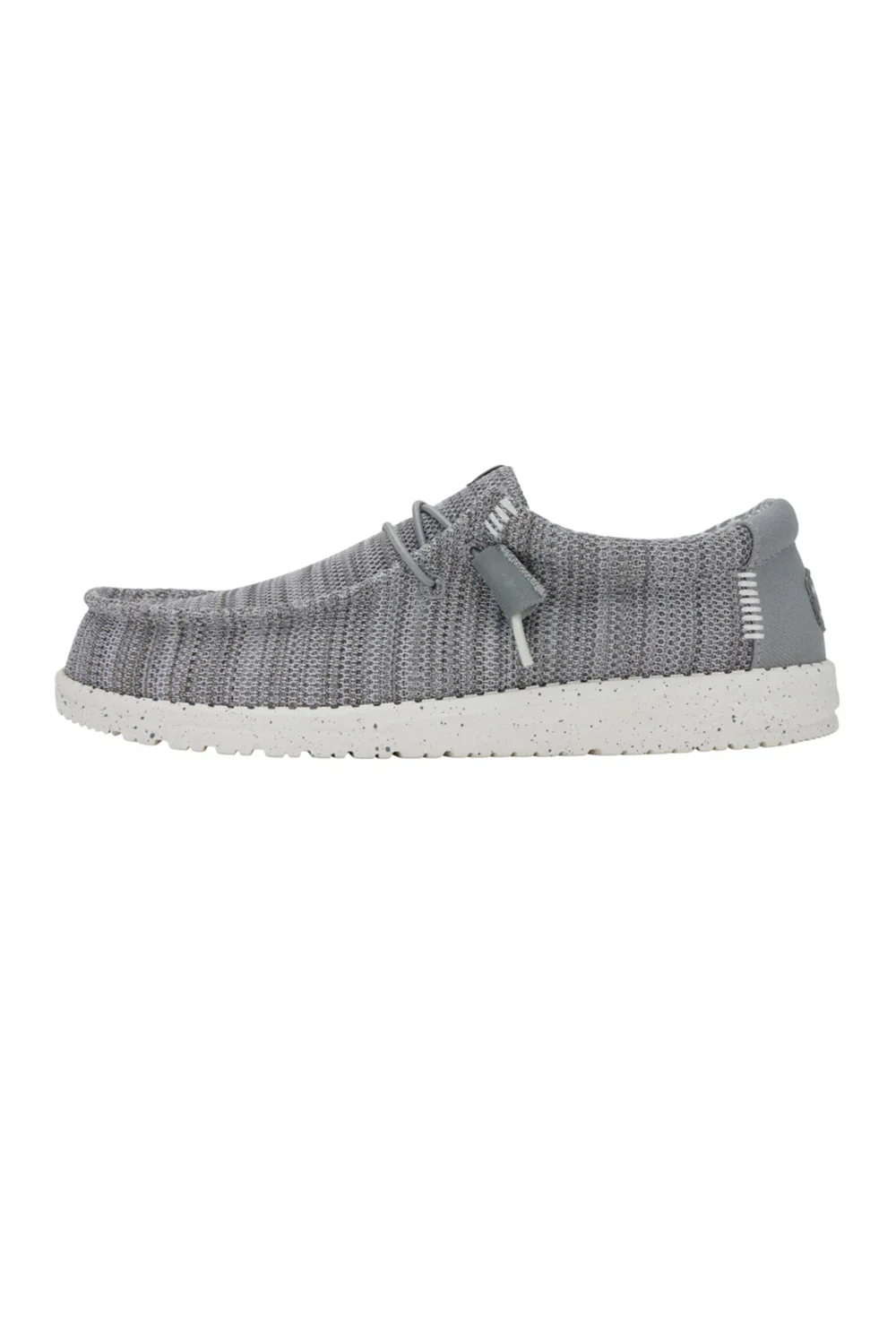 HEYDUDE Men’s Wally Stretch Sox Shoes in Grey | 41898-030 - Image 2