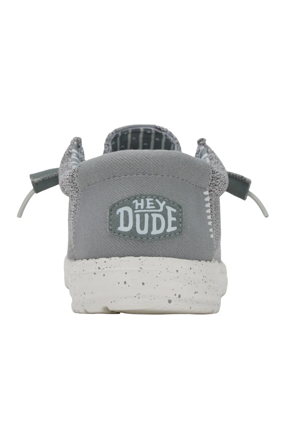 HEYDUDE Men’s Wally Stretch Sox Shoes in Grey | 41898-030 - Image 4