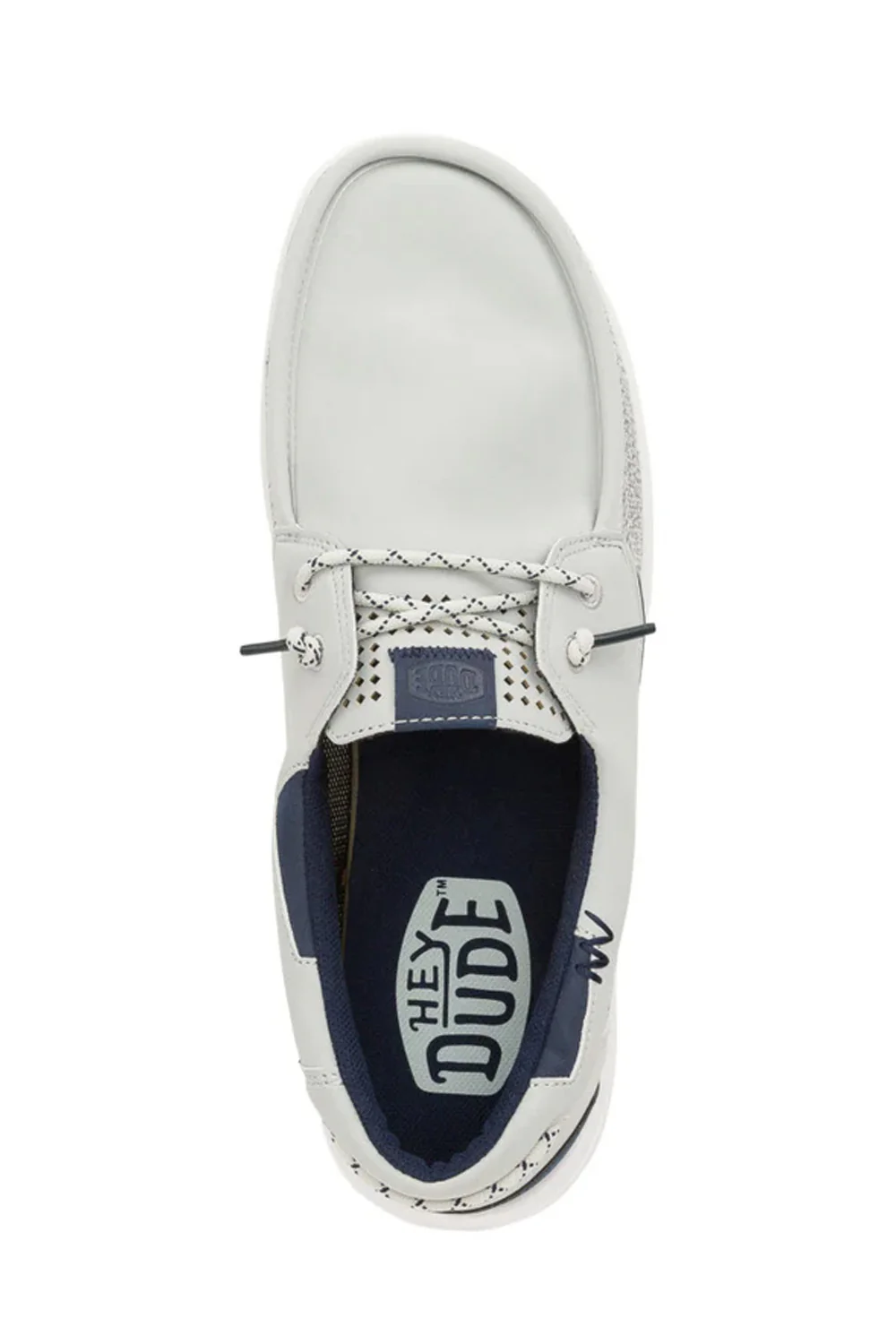HEYDUDE Men’s Welsch Grip Classic Mesh Shoes in Grey | 43154-1U7 - Image 7