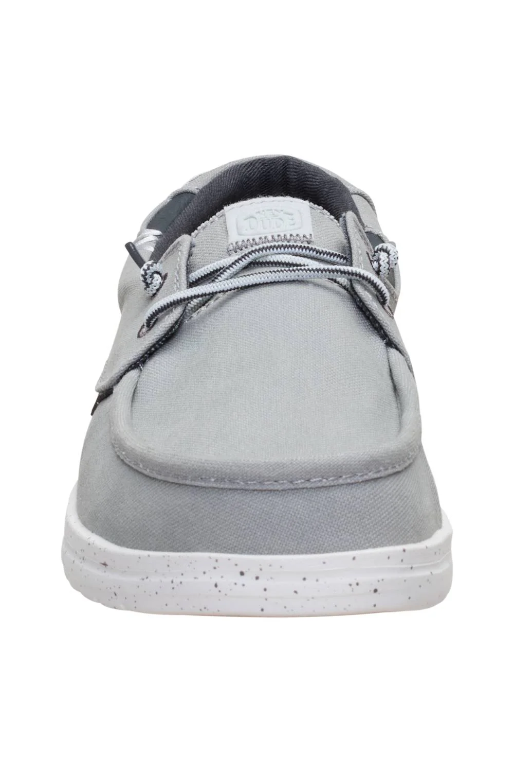 HEYDUDE Men’s Welsch Grip Classic Mesh Shoes in Monument Grey | 45152-1VU - Image 2