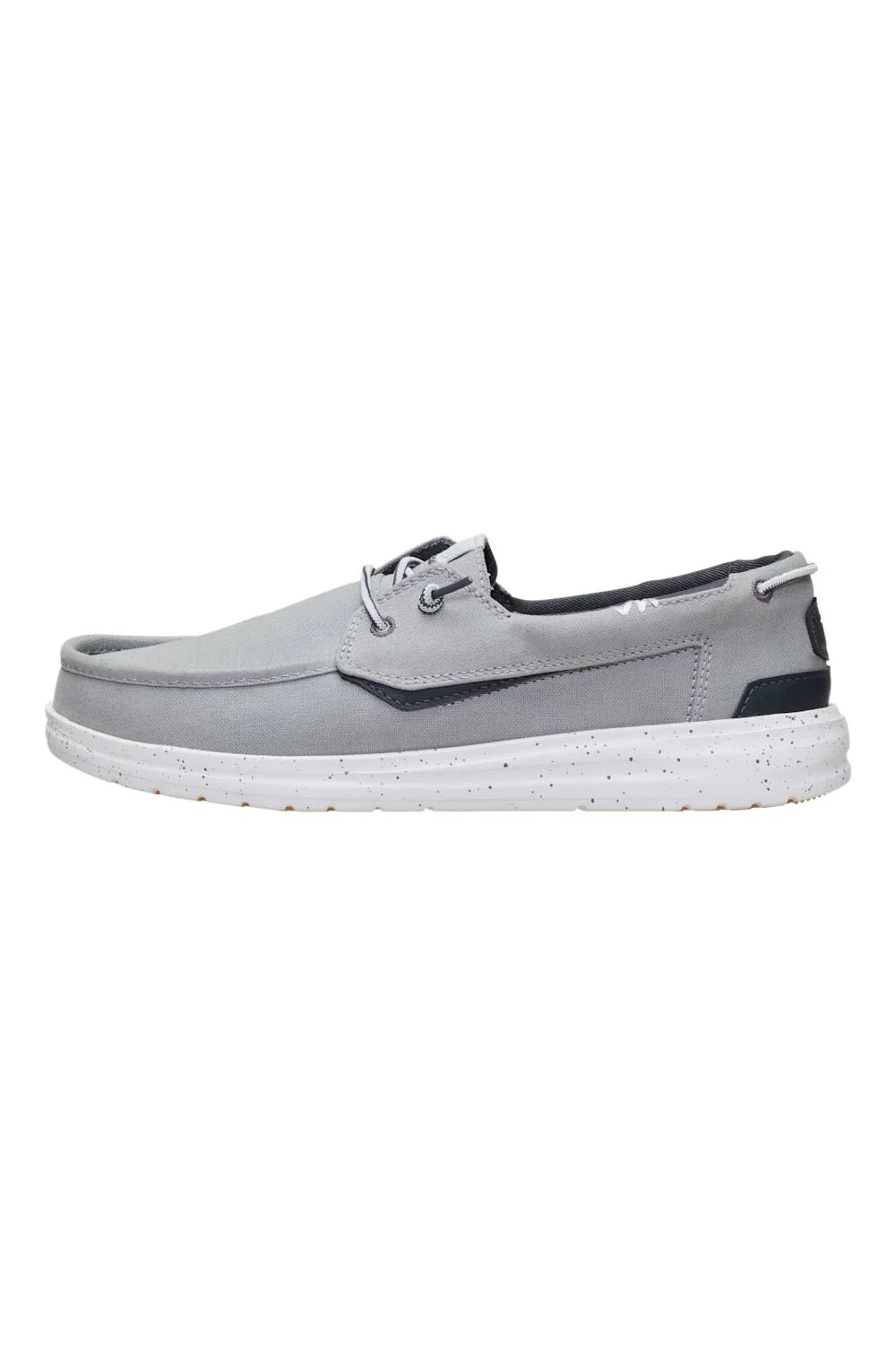 HEYDUDE Men’s Welsch Grip Classic Mesh Shoes in Monument Grey | 45152-1VU - Image 3