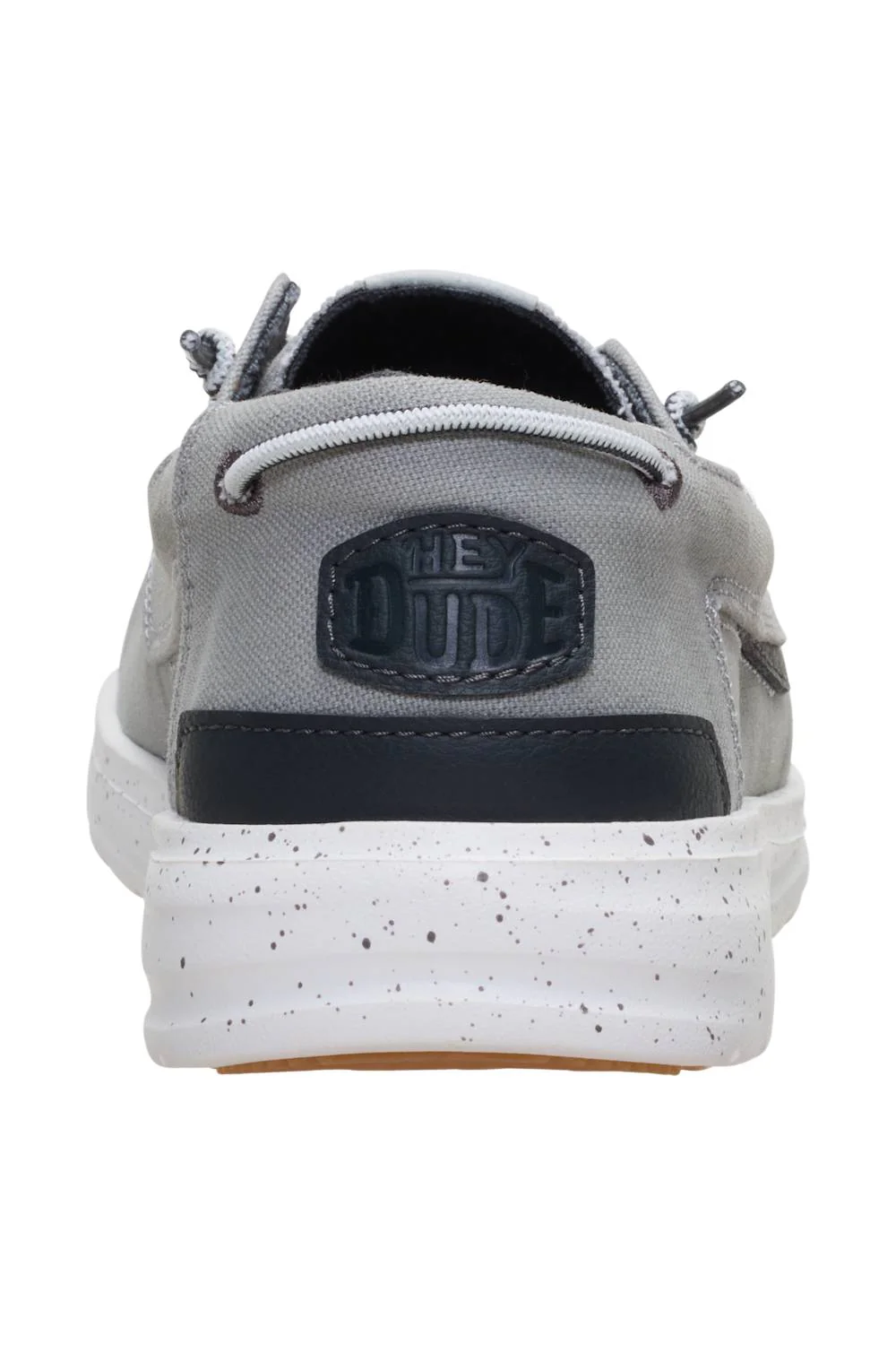 HEYDUDE Men’s Welsch Grip Classic Mesh Shoes in Monument Grey | 45152-1VU - Image 5