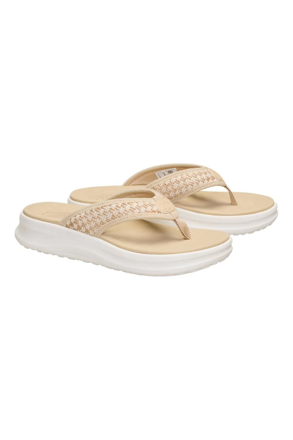 HEYDUDE Women’s Tide Flip in  Irish Cream | 44443-0OI - Image 2