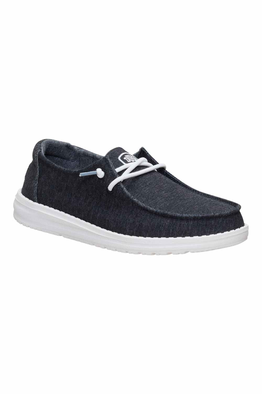 HEYDUDE Women’s Wendy Stretch Jersey Shoes in Black | 45434-001 - Image 3