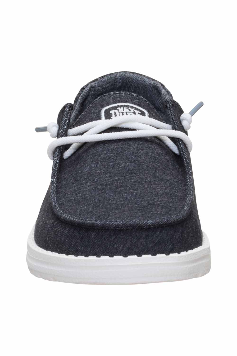 HEYDUDE Women’s Wendy Stretch Jersey Shoes in Black | 45434-001 - Image 5