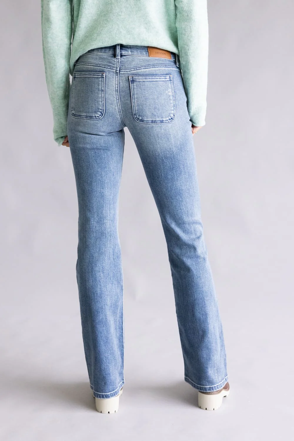 Hidden Ryan Low Rise Bootcut Jeans for Women | HD3332BT-VT - Image 4
