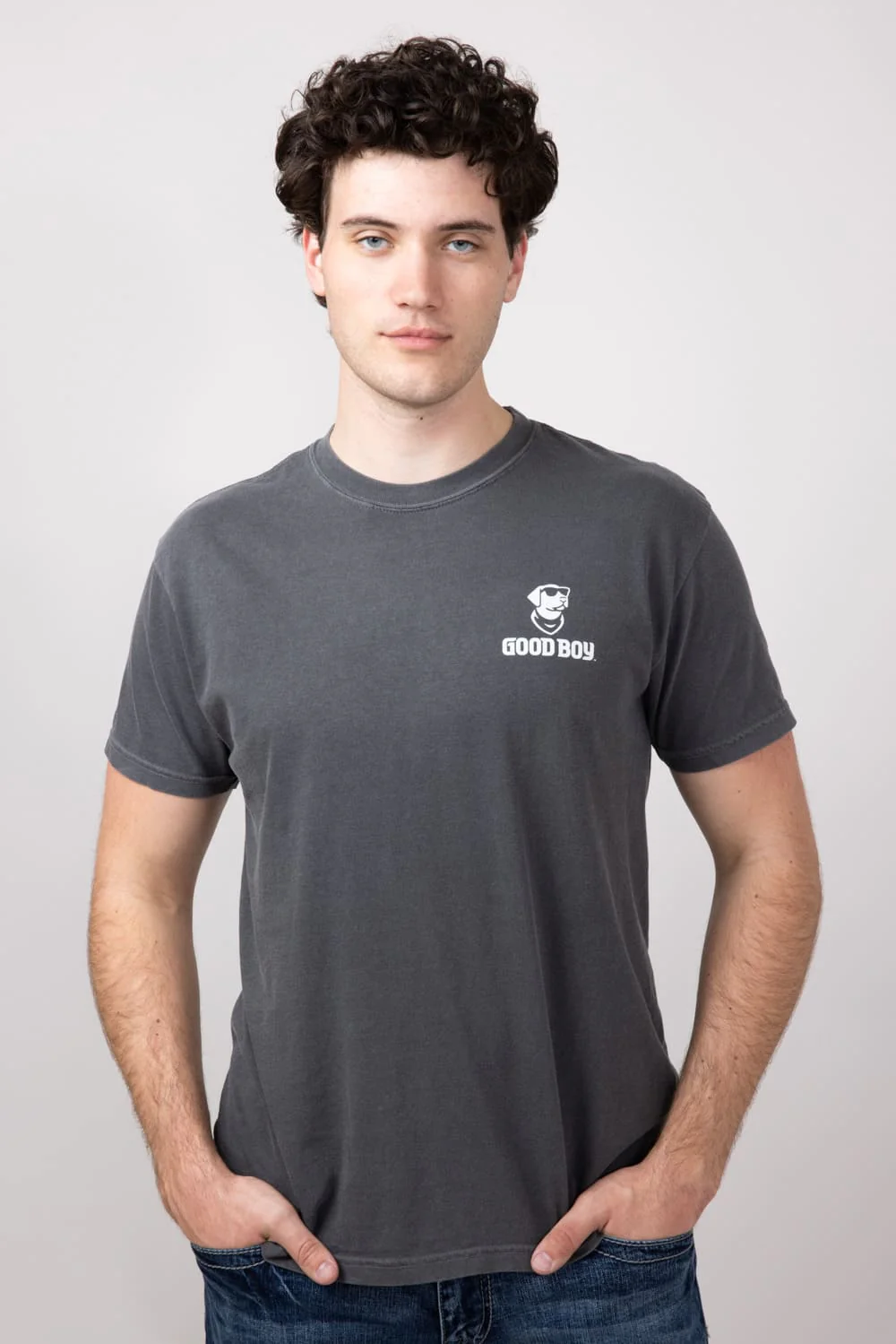 Hunt Club Dog T-Shirt for Men in Pepper | 2207-PEPPER - Image 4