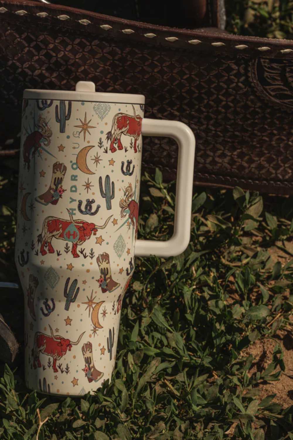 HydroJug Traveler 40 oz Tumbler in Rodeo | 40OZ RODEO-WESTERNBEIGE - Image 2