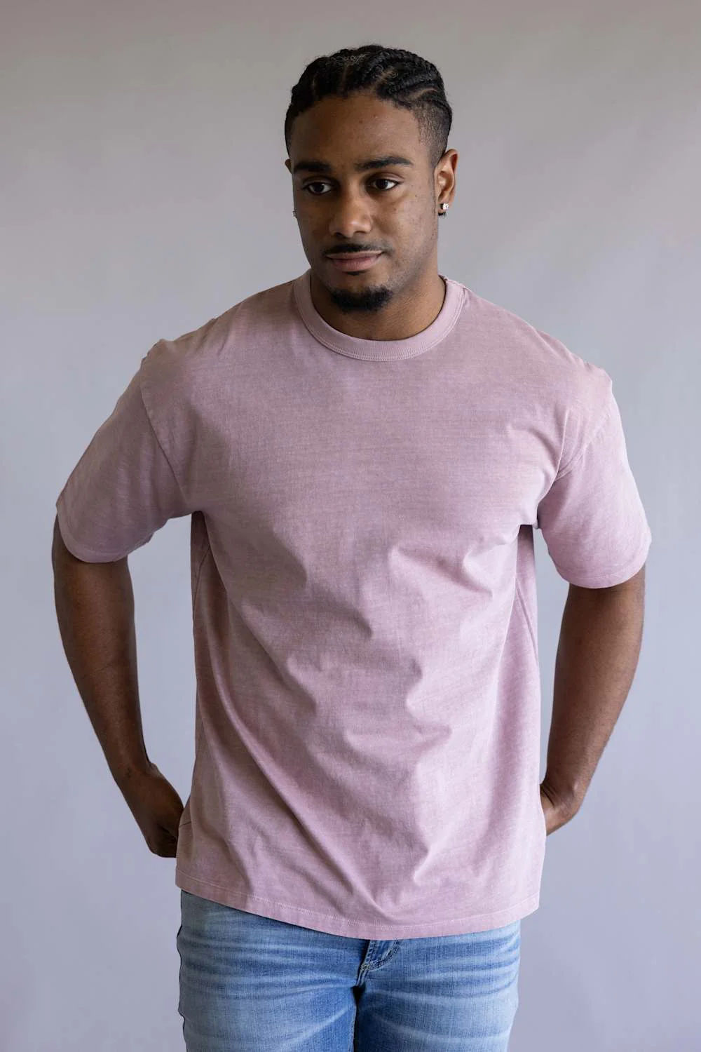 Industrie Del Sur T-Shirt for Men in Berry | MTE31698-BERRY - Image 4